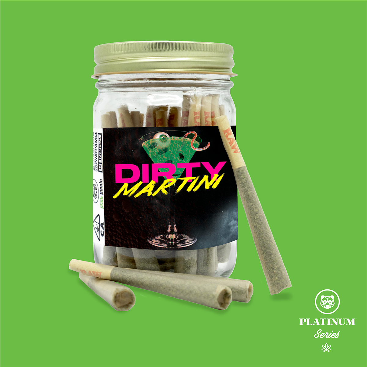 Phat Panda- Preroll 28pk Dirty Martini Indica 28g