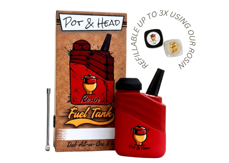 Pot & Head .5g Live Rosin Fuel Tank AIO Mac
