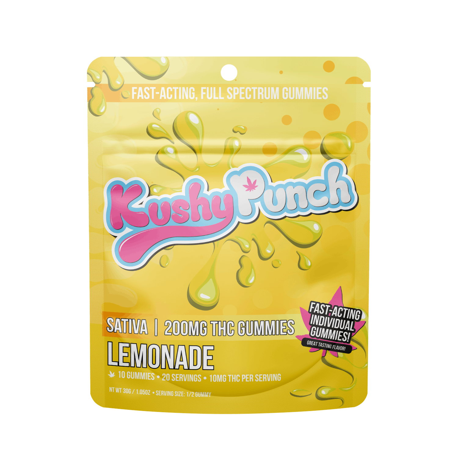 Kushy Punch Lemonade Sativa 200mg