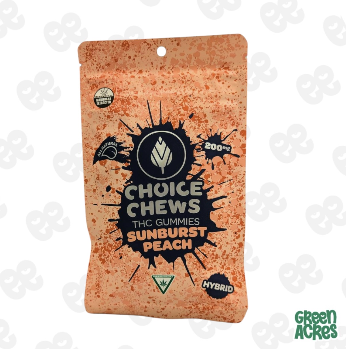 Sunburst Peach 200MG Gummies (H)
