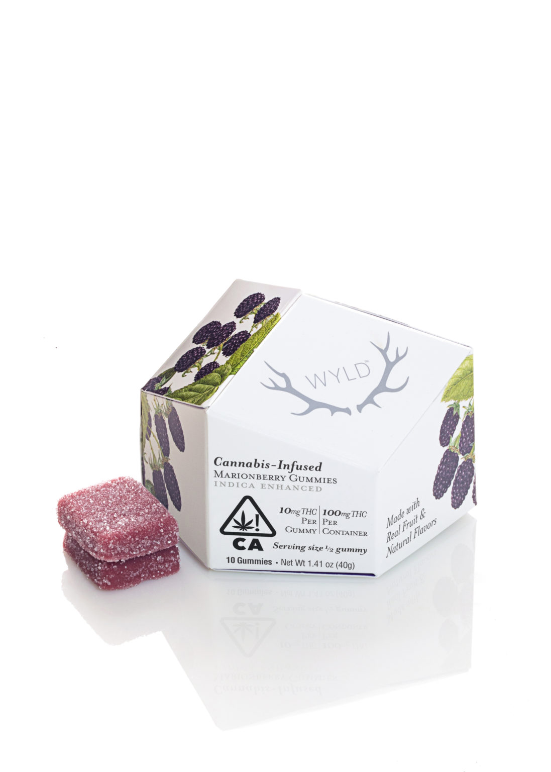 Marionberry Indica Gummies 200mg THC