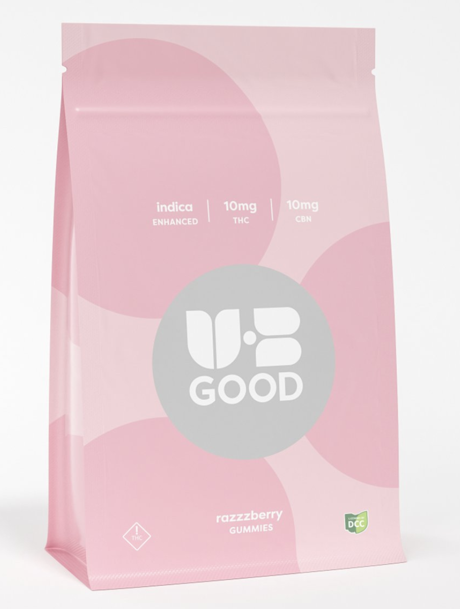 Razzzberry 1:1 THC:CBN Sleep Gummies | 10pack | 100mg