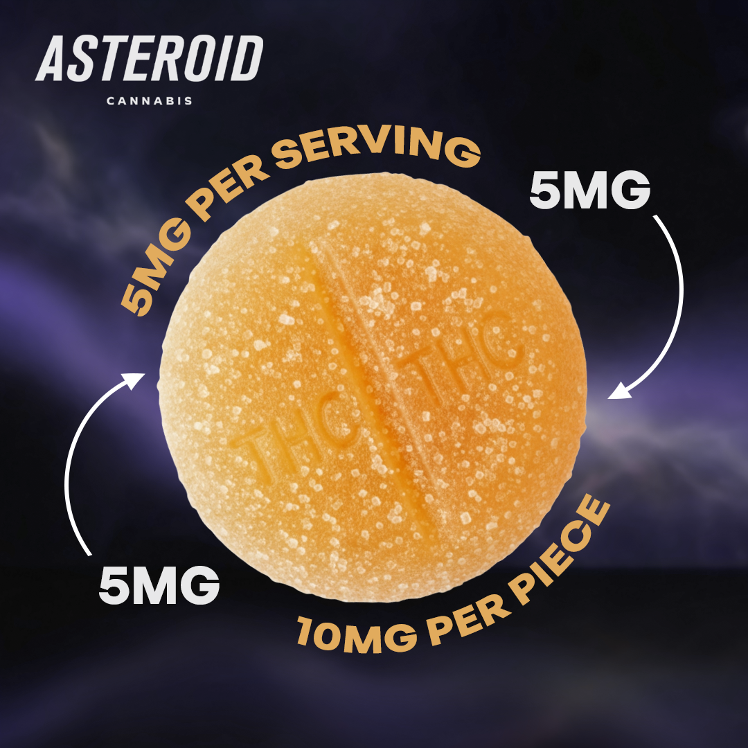 GalaxEats - Golden Orbit 2:1 CBG:THC (S) Gummies - C0170000107
