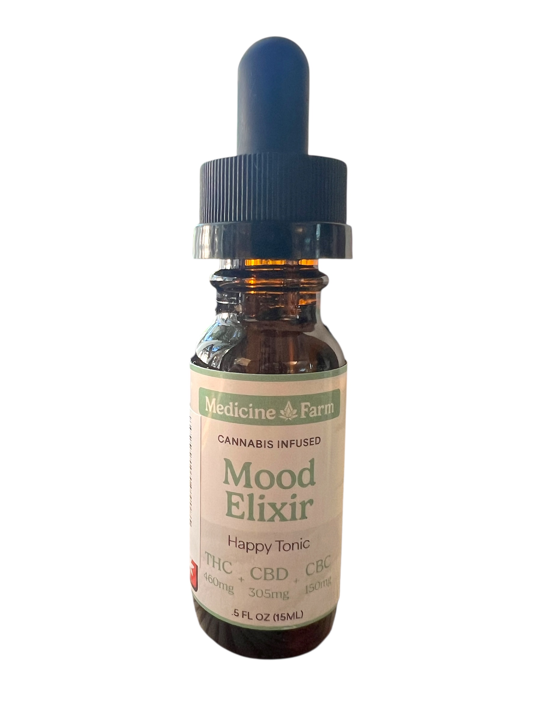 0.5oz 900mg 3:2:1 THC:CBD:CBC Mood Elixir - Tincture - Medicine Farm