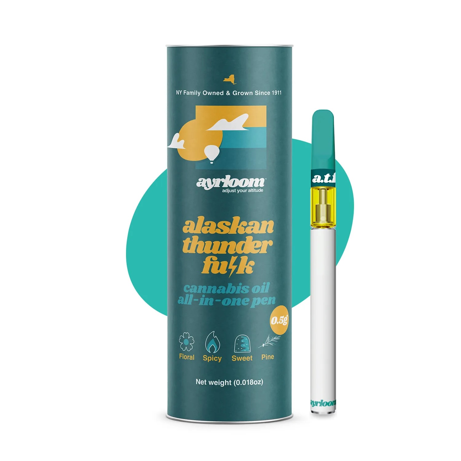Alaskan Thunder Fuck | Sativa | Disposable Vape