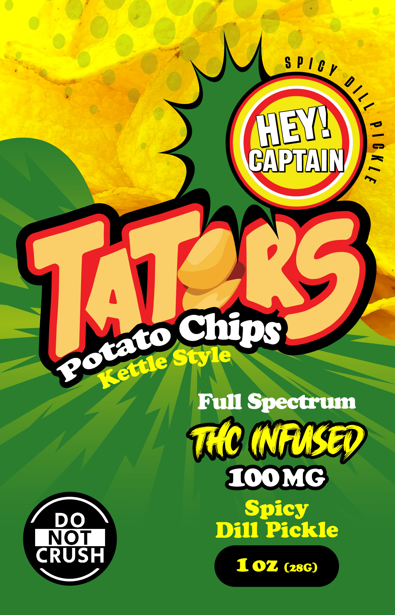 Pickle | Infused Tator Chips | 100mg | Hybrid