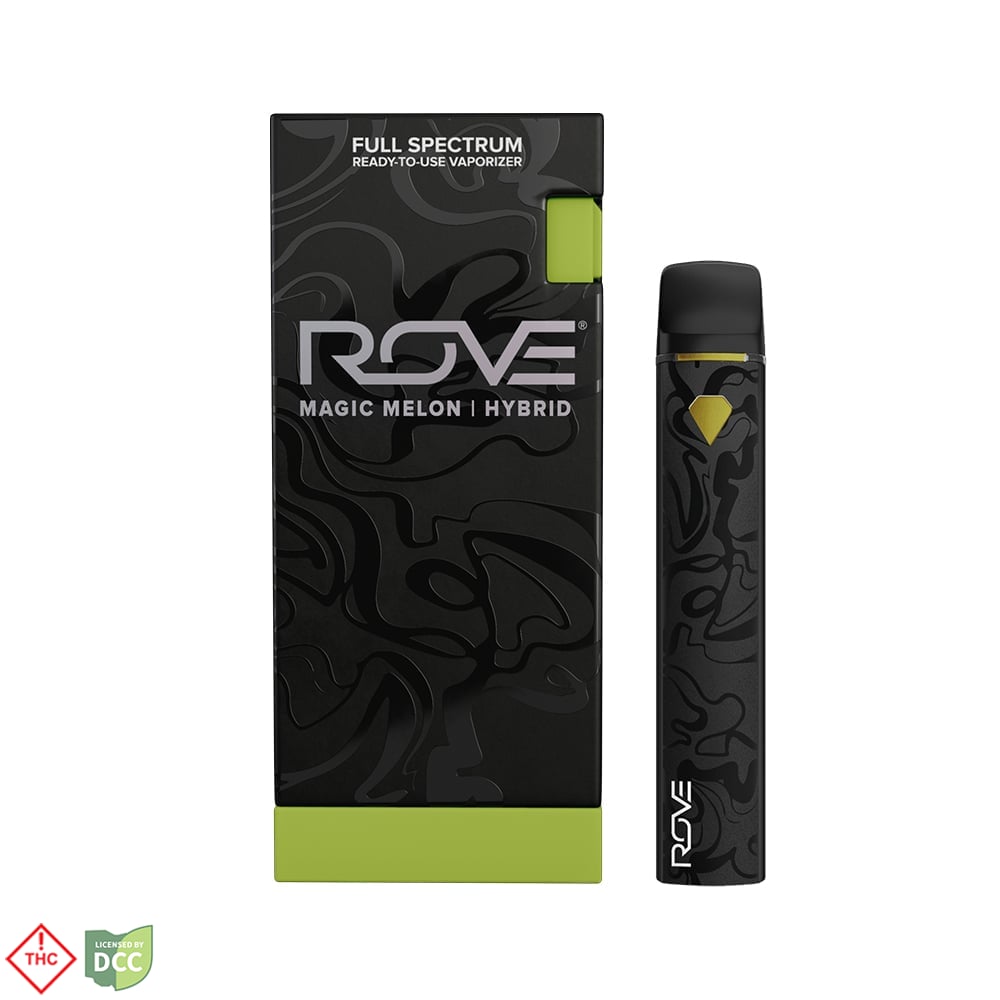 Rove Ready-to-Use l Magic Melon Live Resin Diamonds Vape Pen (Disposable) l 1g