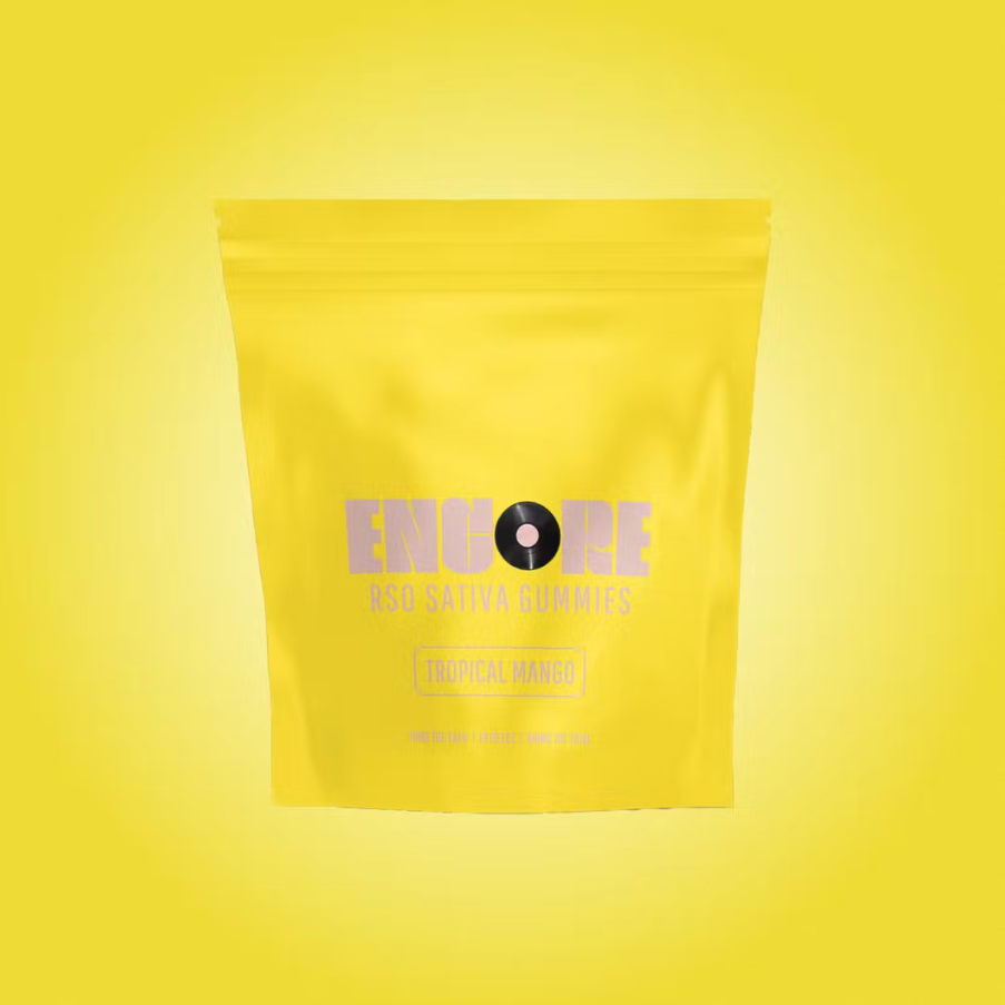 Ⓥ ENCORE RSO Gummies 100mg: Mango 10pk