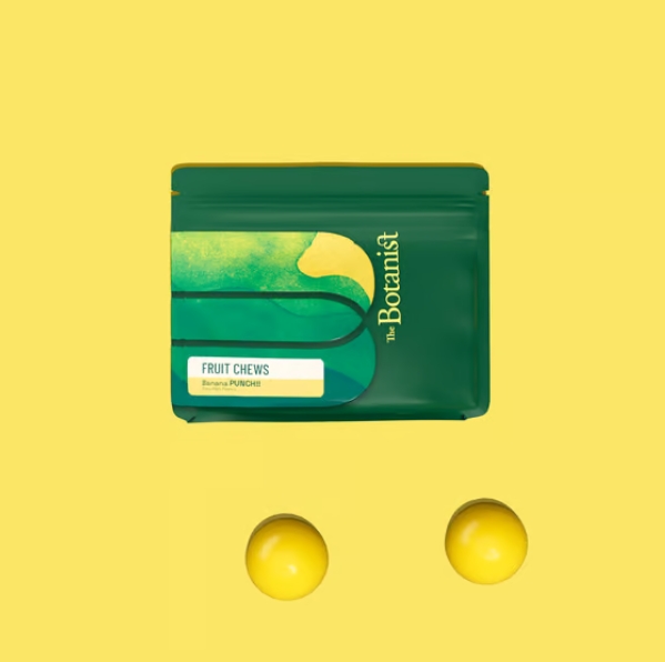 THE BOTANIST Fruit Chew 100mg: Banana Punch!! 2pc