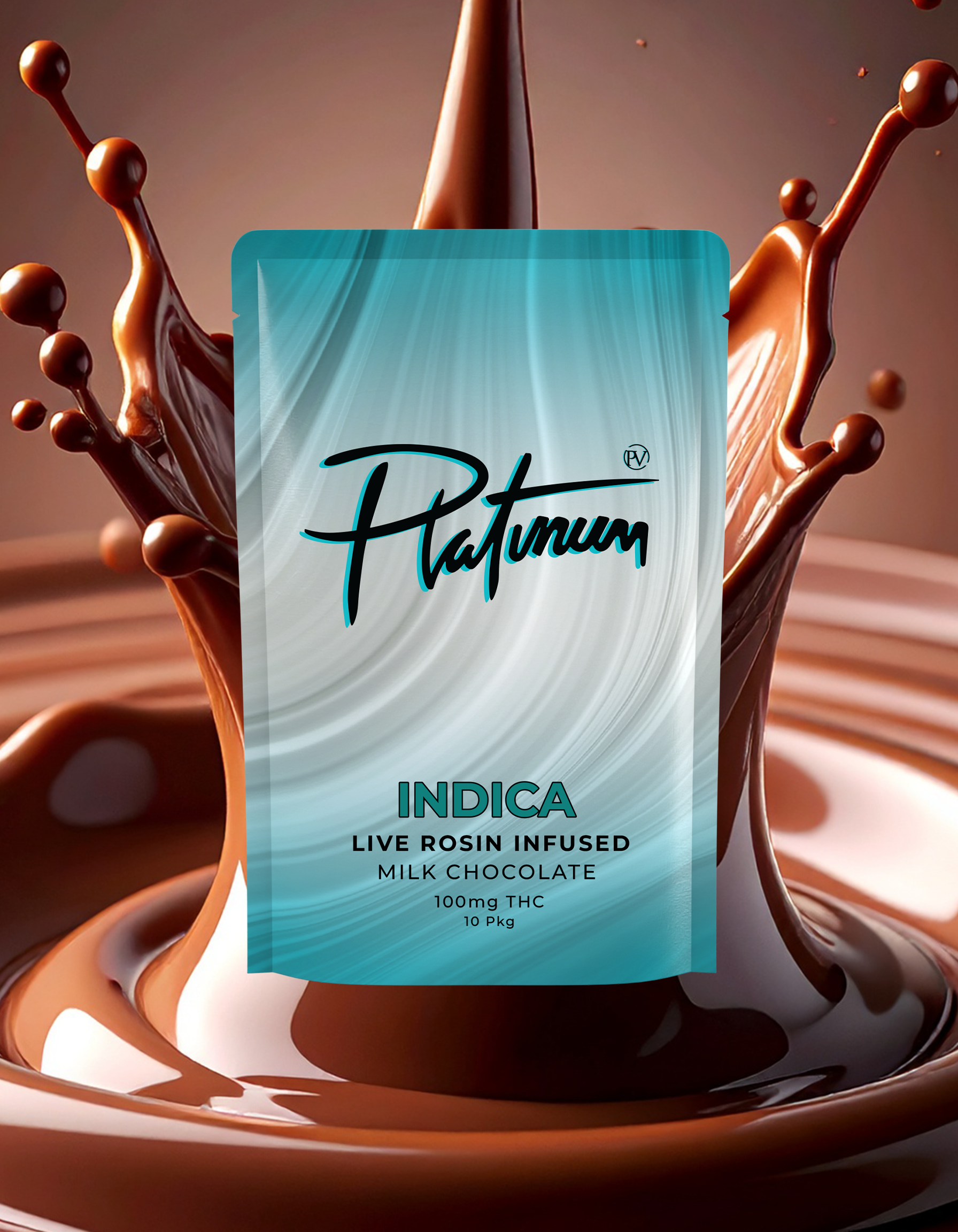 Original Live Rosin Milk Chocolate Bites 100mg (10x10mg)