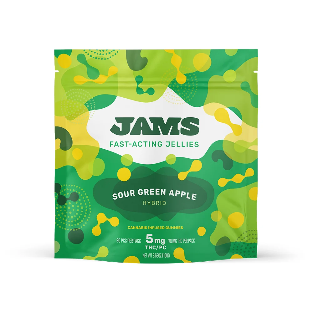 Fast Acting Jellies (100mg) Sour Green Apple 20ct