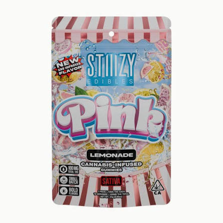 Stiiizy Edibles | Gummies | Pink Lemonade | Sativa | 100mg