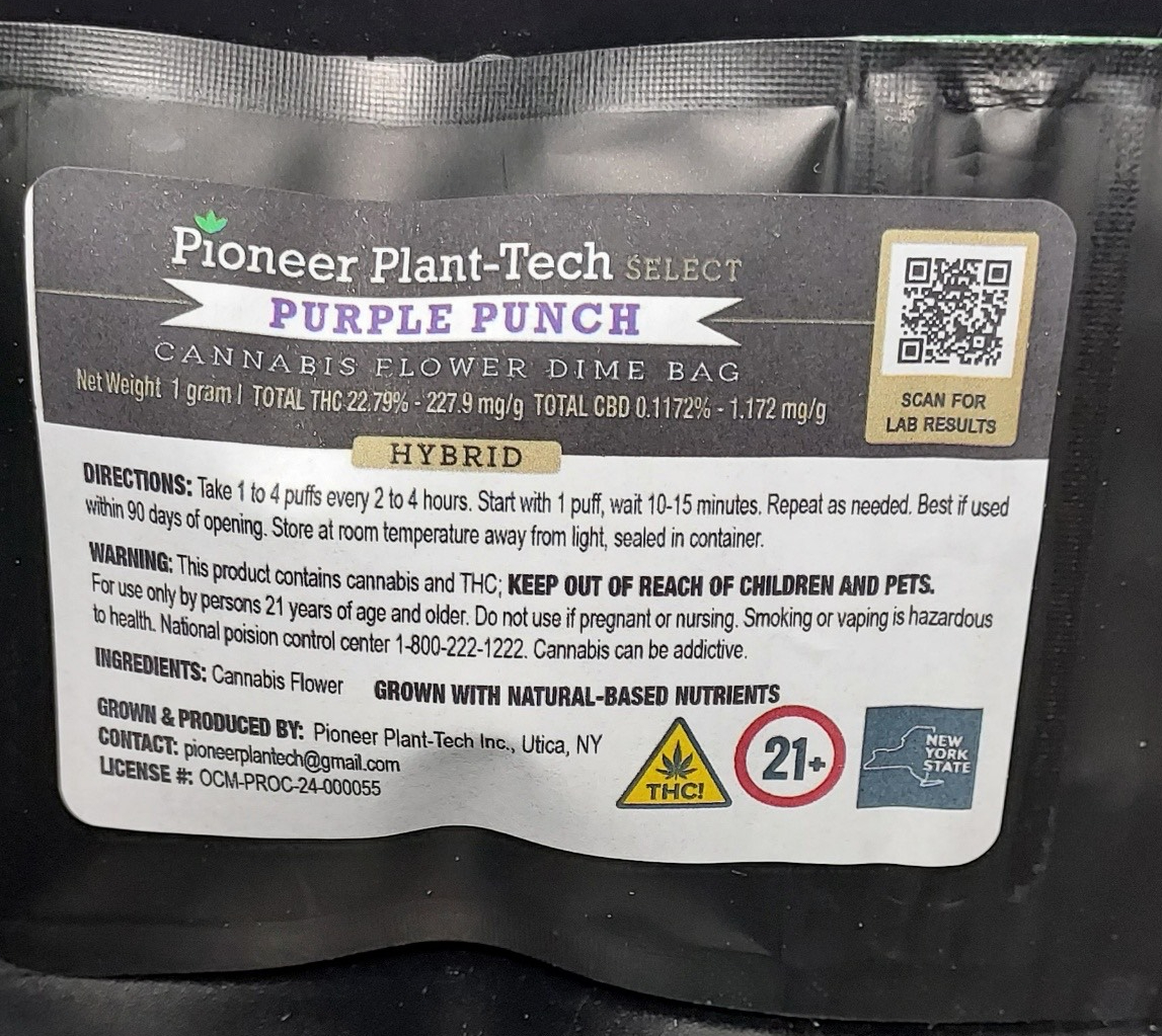 Flower Purple Punch Dime Bag