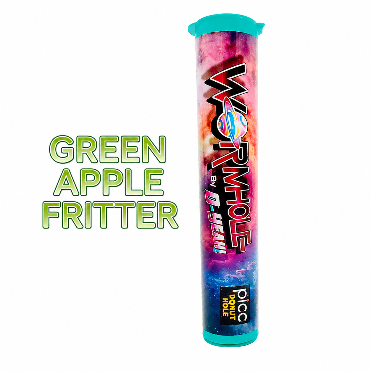 O-YEAH - WORMHOLE - GREEN APPLE FRITTER - 1G - INFUSED PREROLL - SATIVA