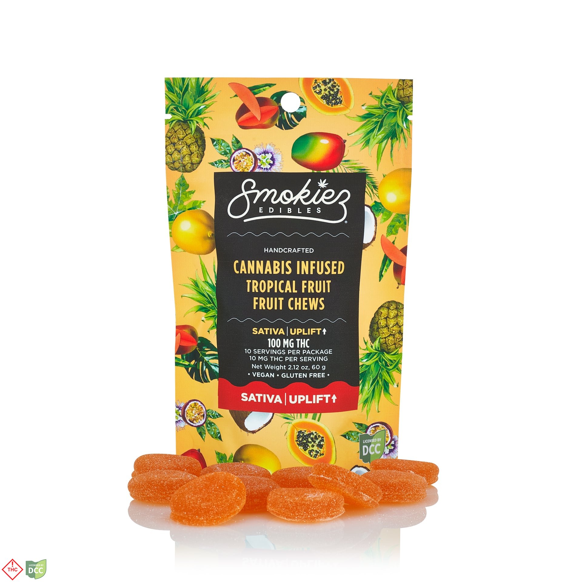 Smokiez - Sweet Tropical Fruit (100mg) | Gummies