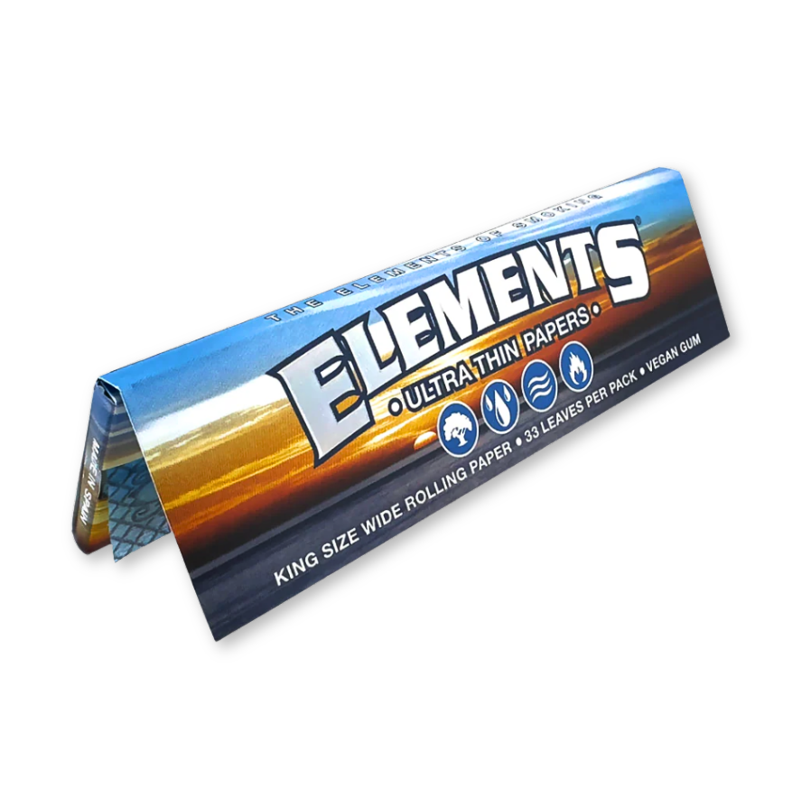 Elements - Ultra Thin Rolling Papers King Size Wide - 50ct