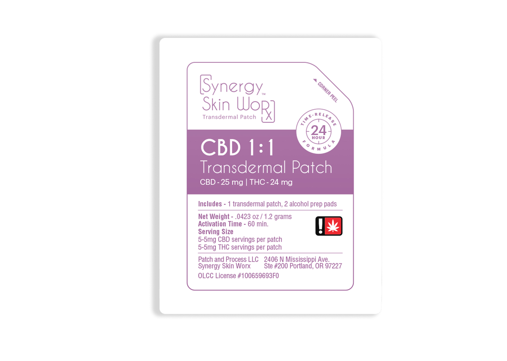 1:1 Transdermal Patch