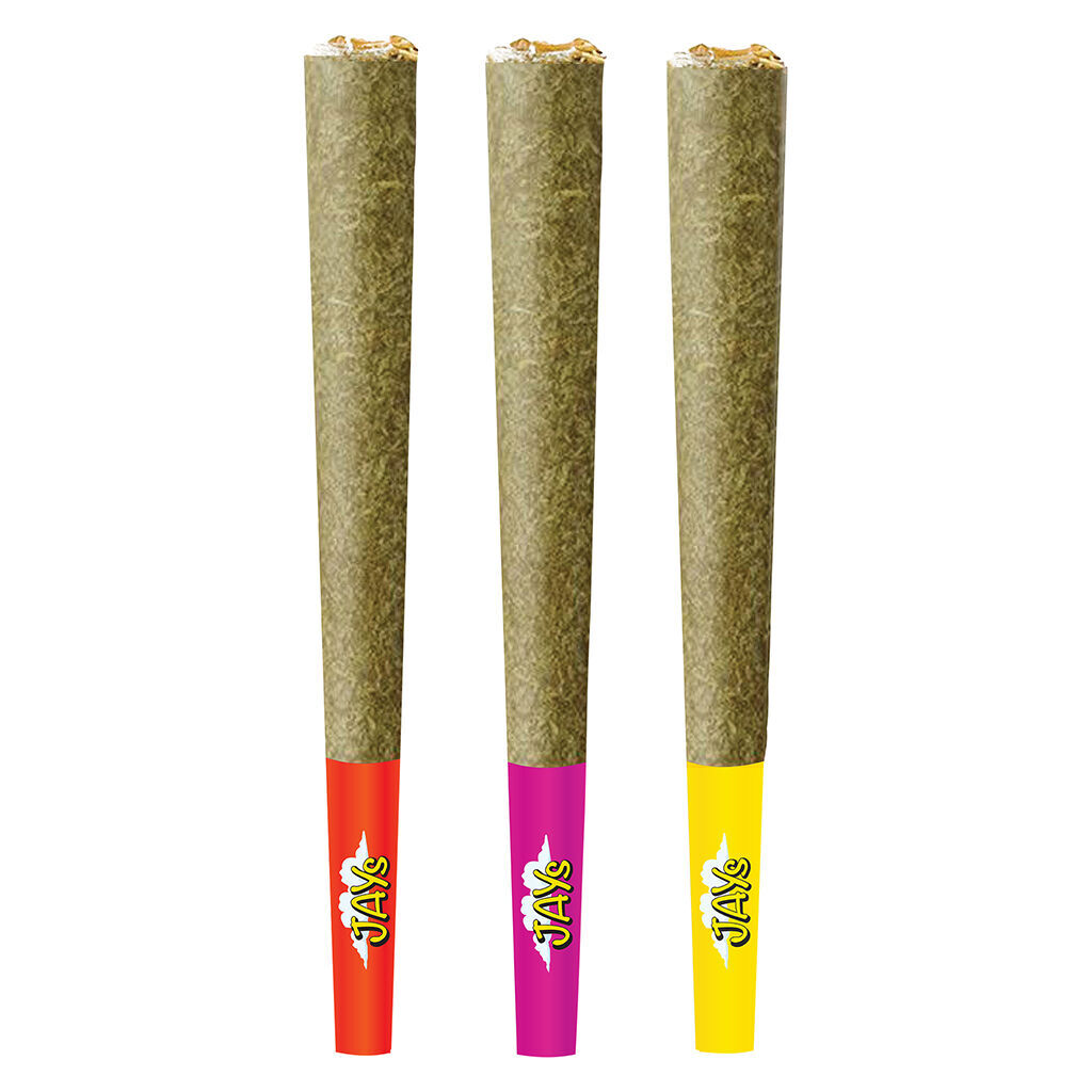 JAYS - High Potency 50+ Diamond Infused Multi Pack Pre-Rolls - Hybrid - 3x0.5g