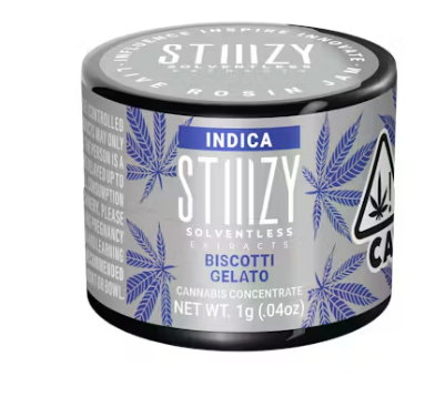STIIIZY Biscotti Gelato Live Rosin Jam