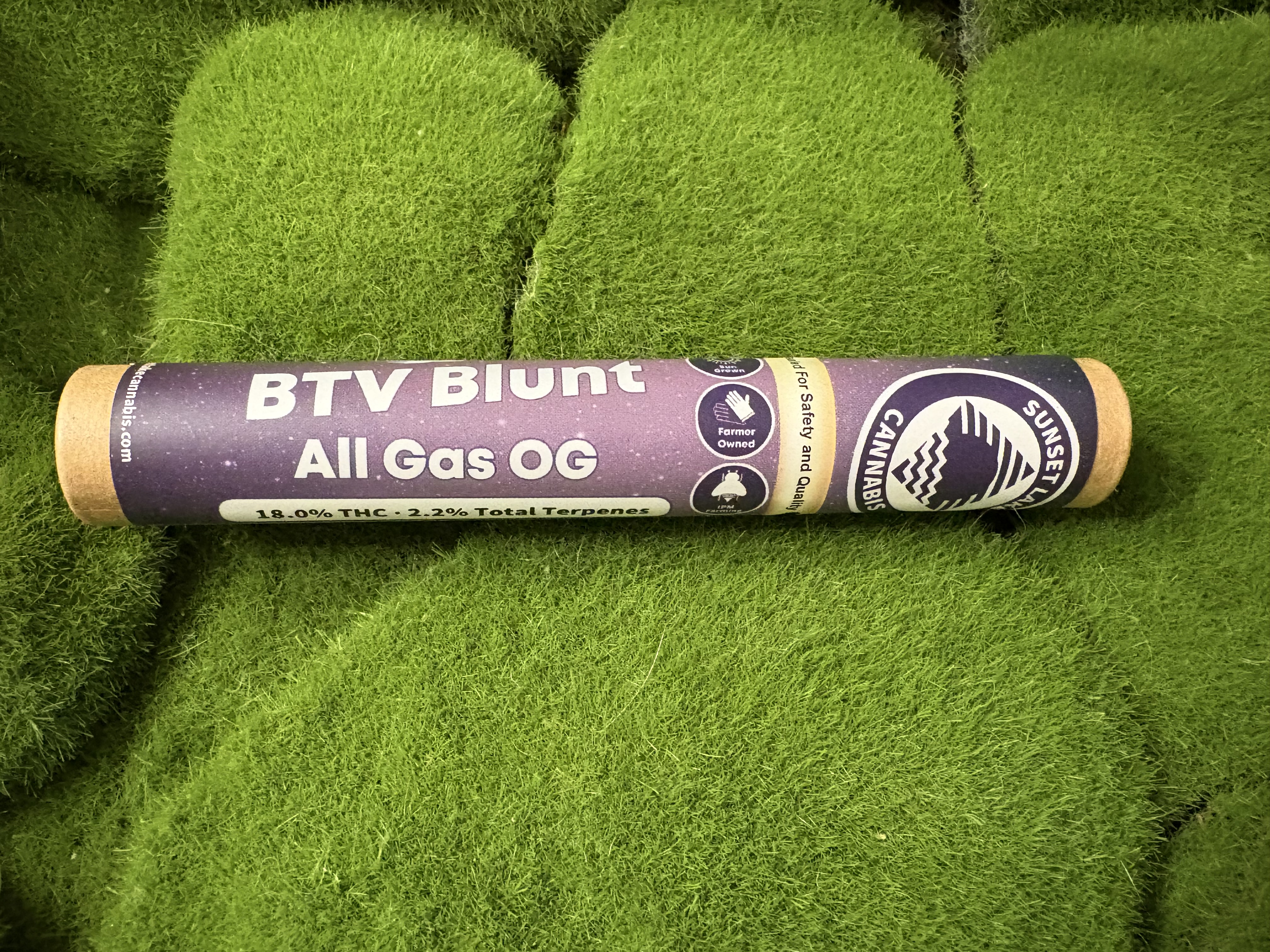 Hemp Leaf Blunt All Gas