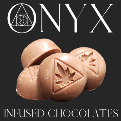 Onyx | Dark Chocolate Bites | Solventless 10pk/100mg