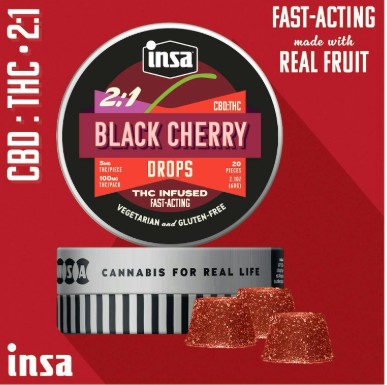 Black Cherry Melatonin Drops: Fruit Chews