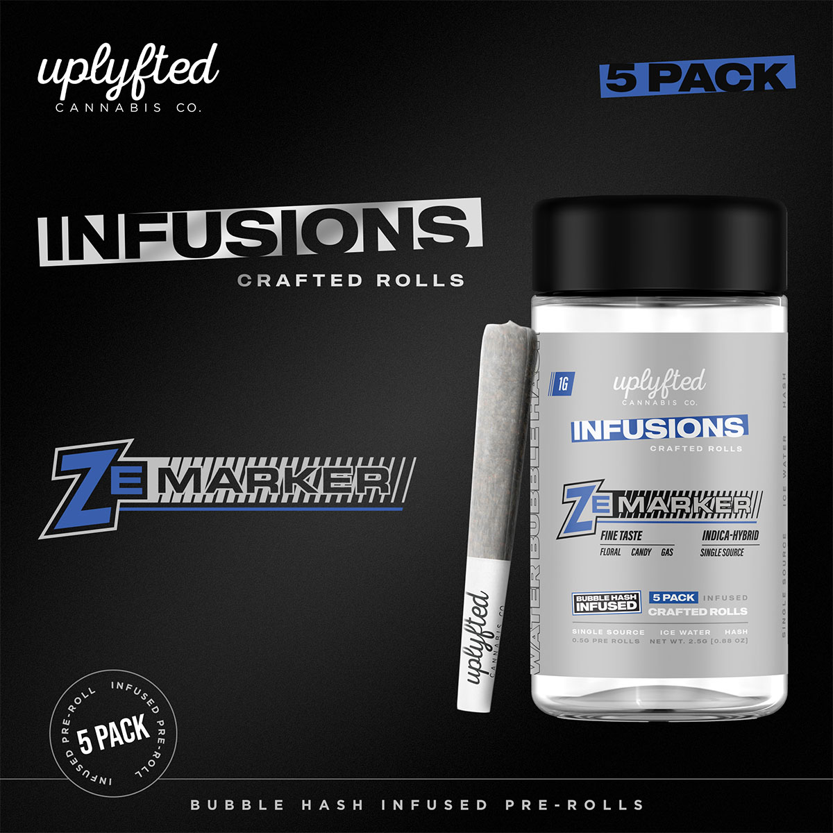 UPLYFTED | ZE MARKER | INFUSED PREROLL | 5PK