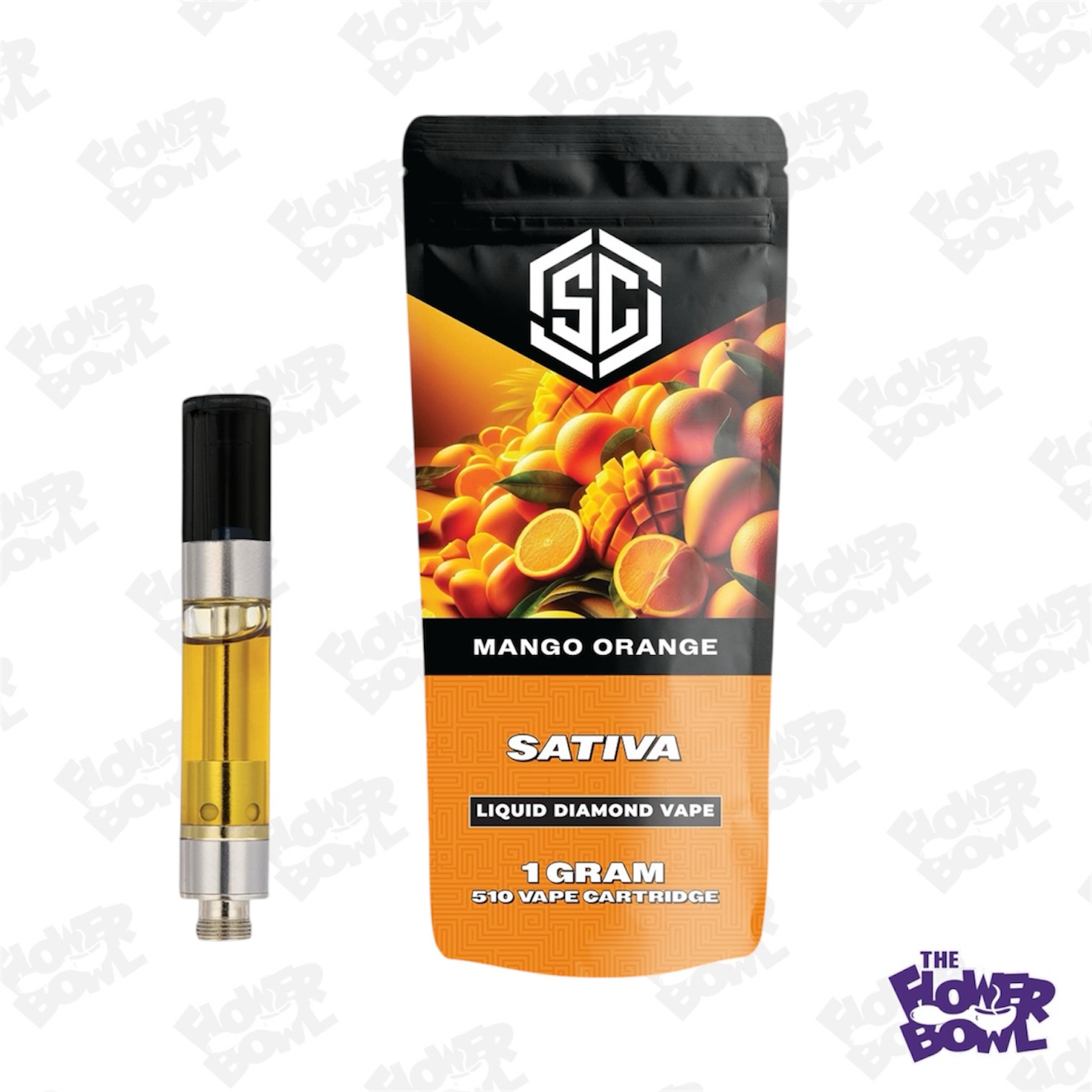 Mango Orange 1G Liquid Diamond Cart