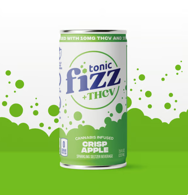 1:1 Crisp Apple - THCv  - Fizz Shortie - 10mg - 7.5oz