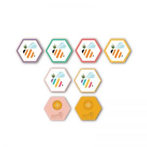 Apparel Hex Enamel Pin