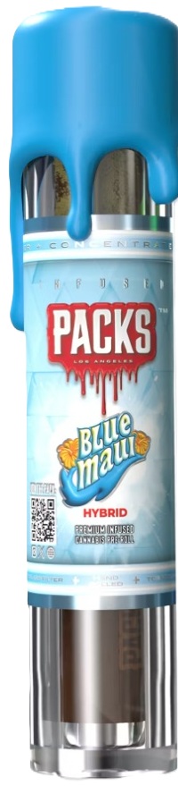 (25297) Blue Maui 1.25G (Glass Cone) INF PreRoll