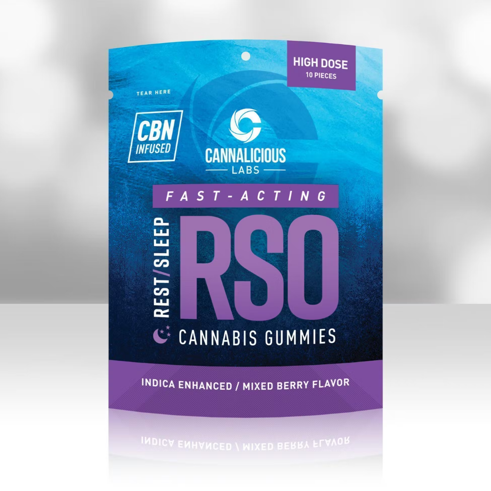 Cannalicious Labs - 200mg RSO Gummy Rest - Mixed Berry
