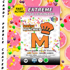 Extreme Pink Lemonade | Manja Munchies | 100mg Gummies