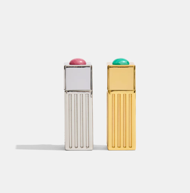 Gold Lipstick Lighter Holder