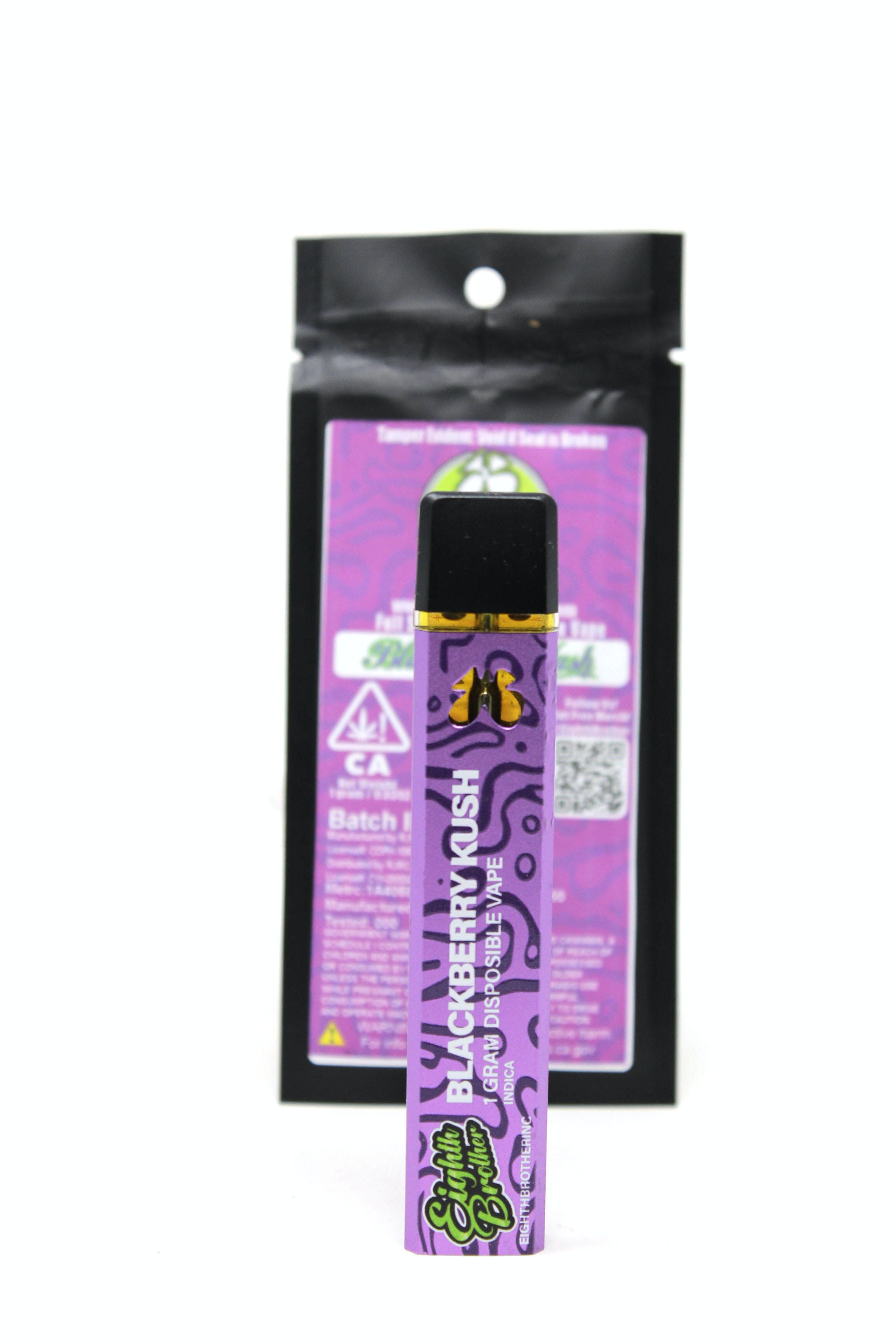 Brother Blackberry Kush Indica All-in-One Vape 1G at Legendary