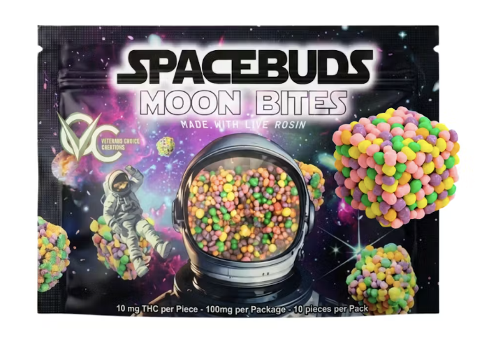 Grape Bubbly | Rosin Moon Bites | 10pk | 100mg