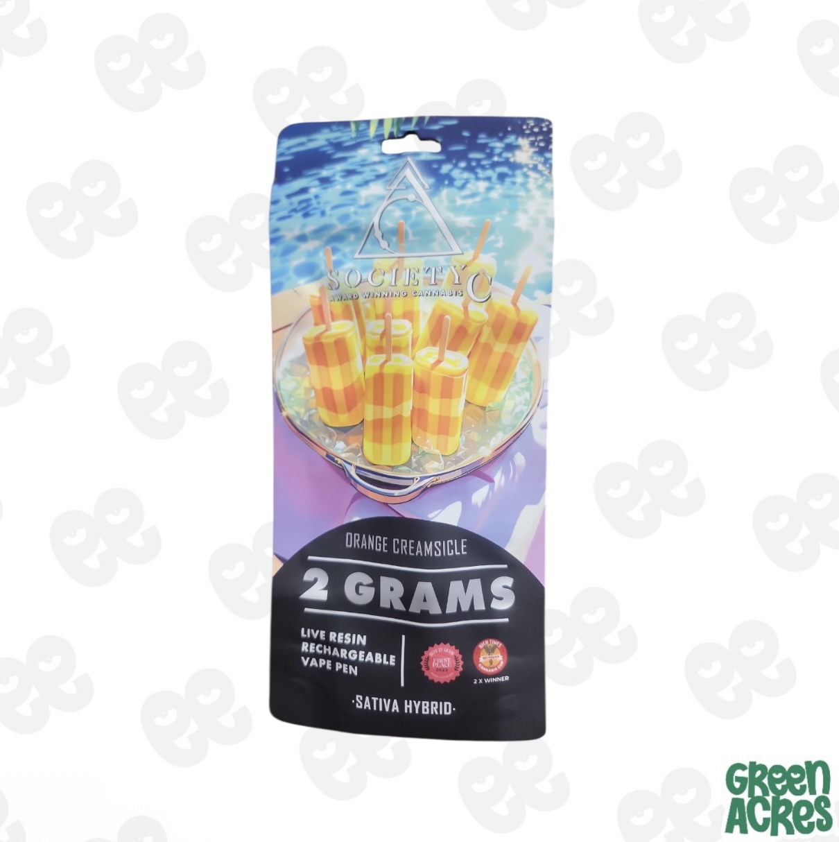 The SC: Orange Creamsicle 2G Live Resin Vape Disposable