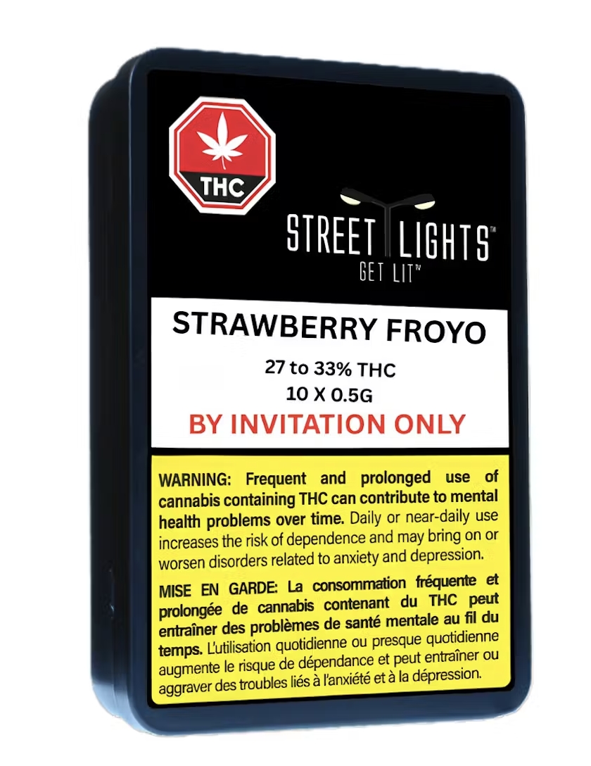 Street Lights - Strawberry Froyo Pre-Rolls - Indica - 10x0.5g