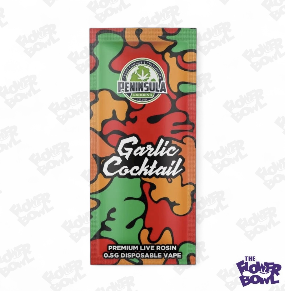 Peninsula Gardens: Garlic Cocktail .5G Rosin Disposable