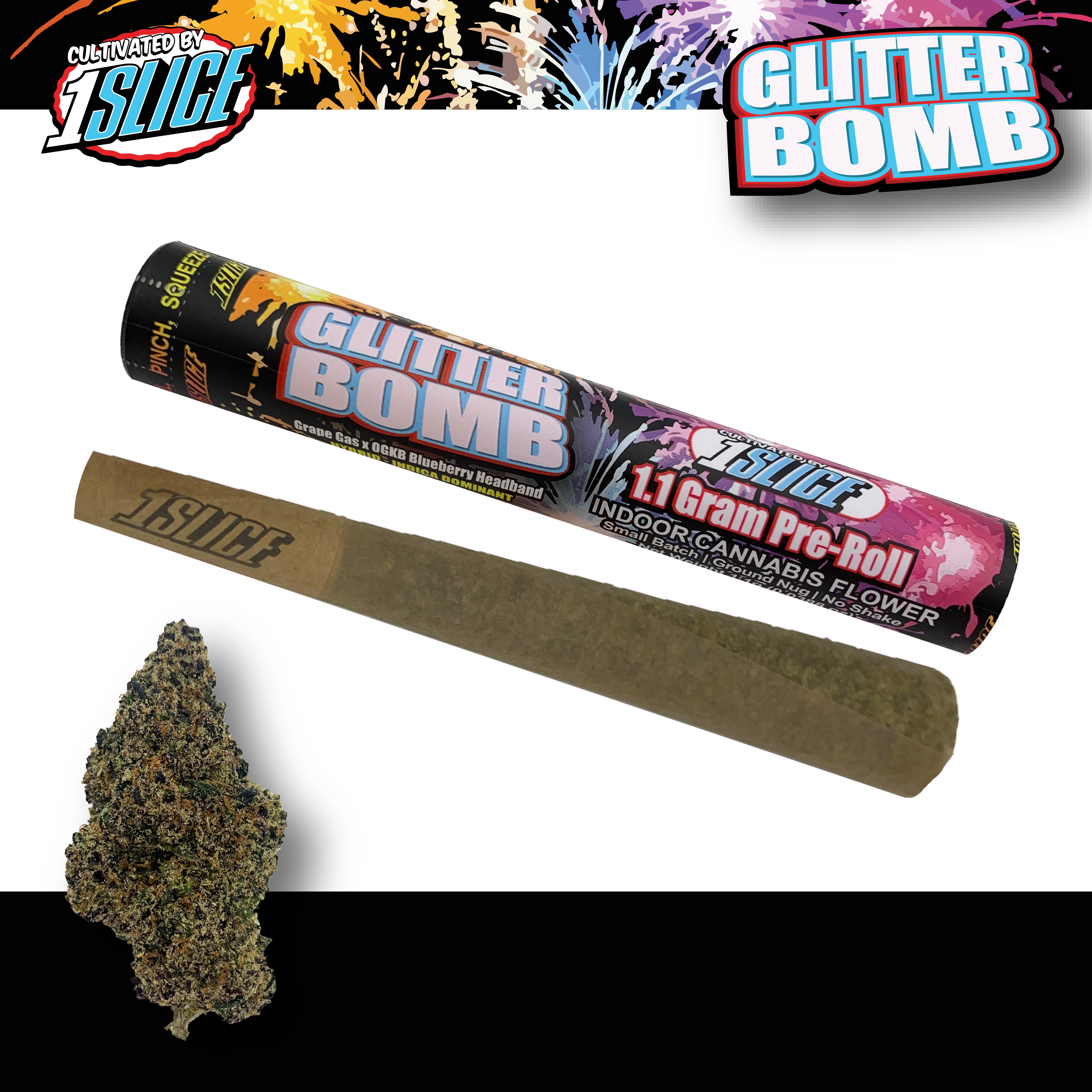 Preroll 1.1g Glitter Bomb