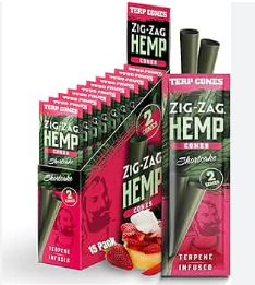 Zig Zag Shortcake Cones 2pk