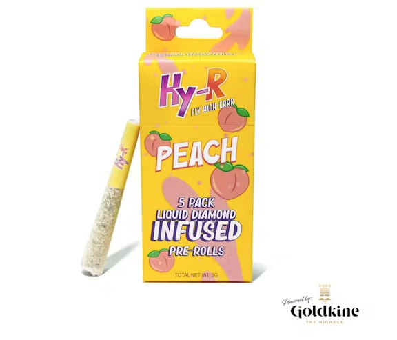 Hy-R Infused Pre-Roll 5 Pack | Peach