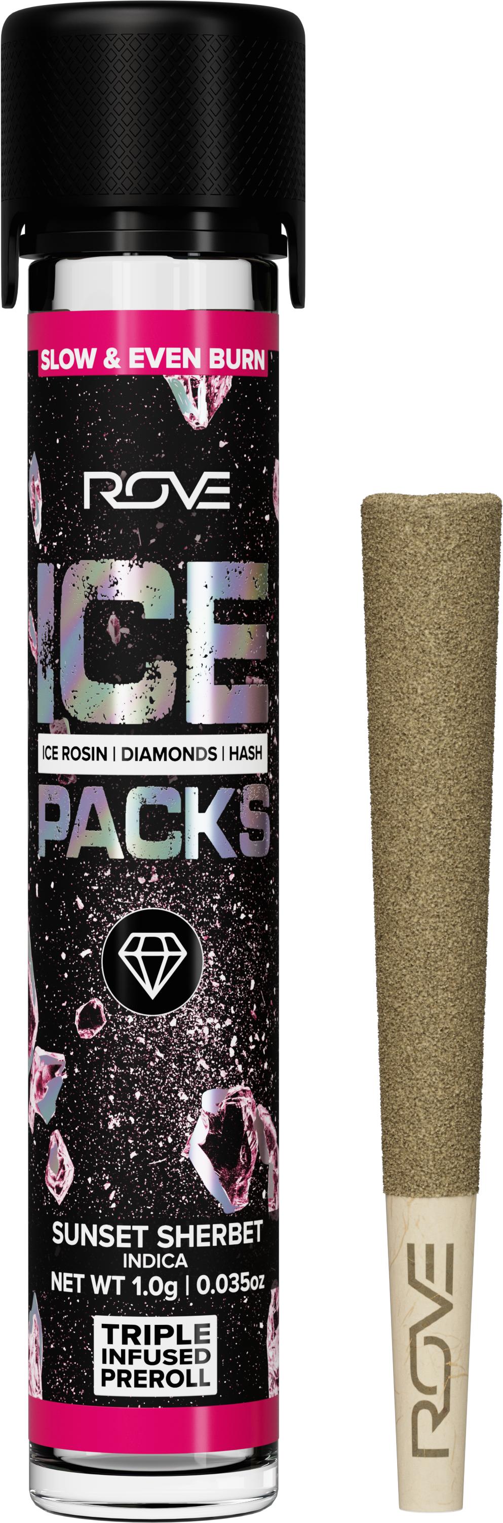 Sunset Sherbet | Rove Ice Pack | Triple Infused Pre-Roll