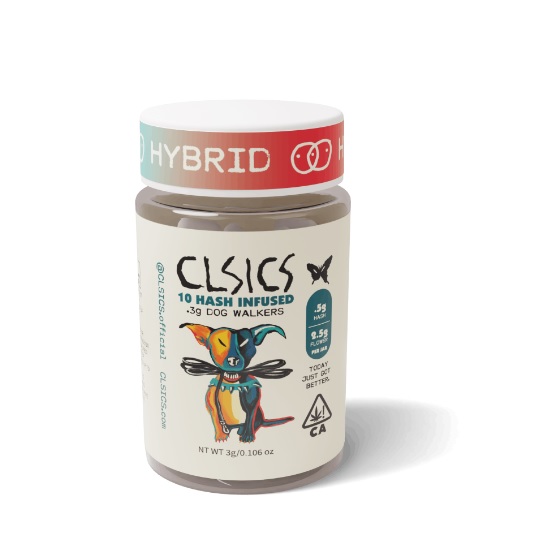 CLSICS | Pink Lemon Up Hash Infused Pre-Rolls (10 Pack) | 3g