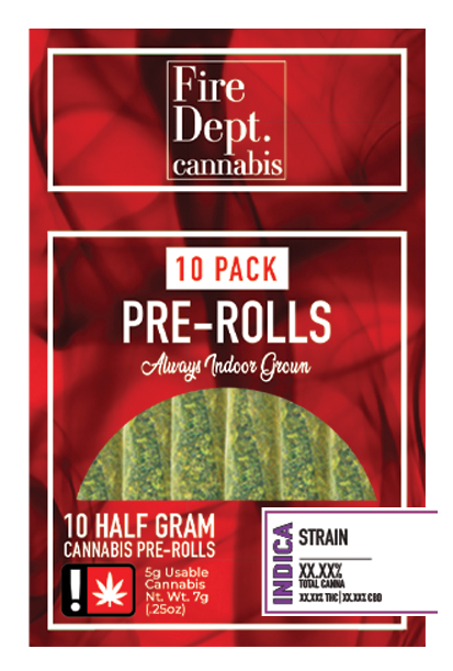 10pk Mo'Bama - Preroll Pack - Fire Dept.