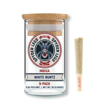Spyder Legs Infused 5pk (3g) - White Runtz