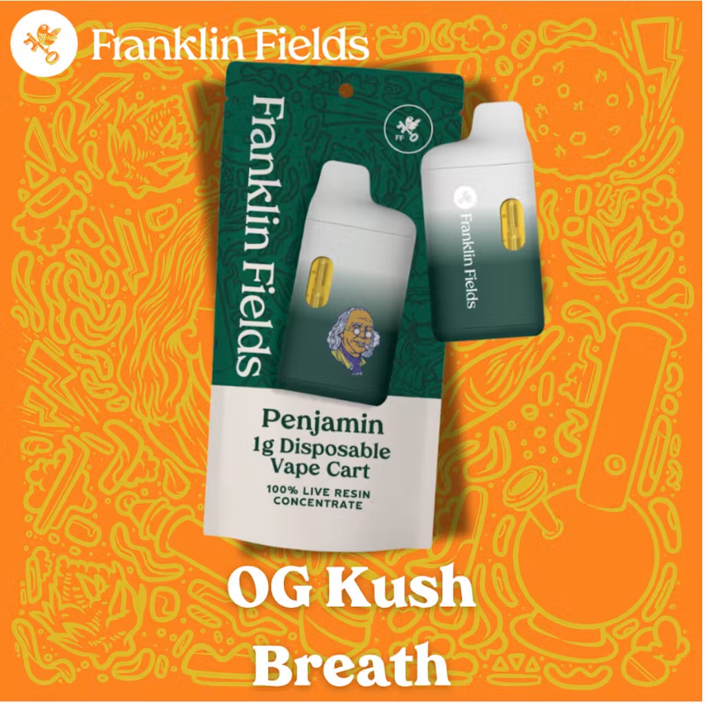 Franklin Fields OG Kush Breath Live Resin Penjamin 1.0g