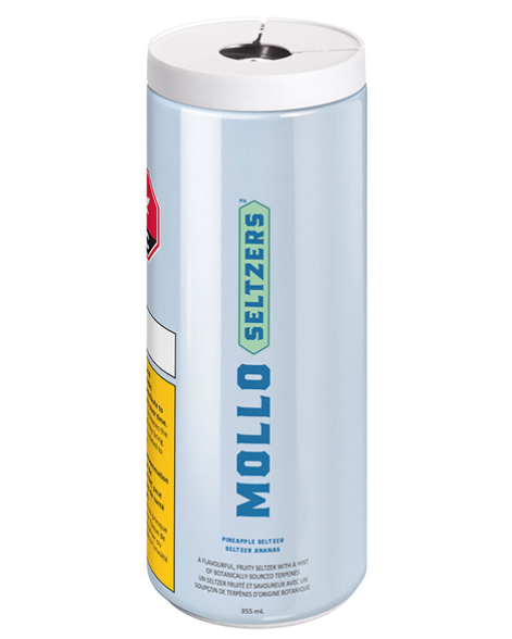 Mollo : Pineapple Seltzer (10mgTHC: 20mgCBG)