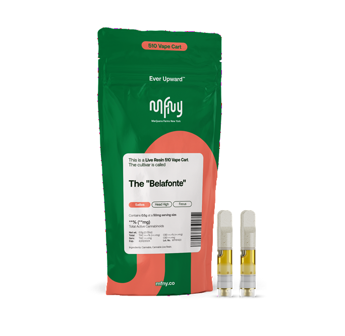 MFNY | The "Belafonte" | Live Resin 510 Vape Cartridges 2x0.5g