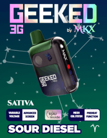 MKX Geeked - Sour Diesel - 3g Disposable